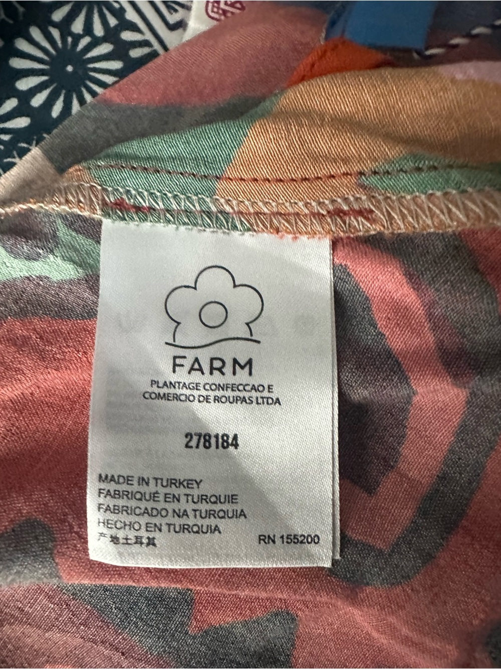 FARM Rio Multicolor Patterned Midi Dress - Picture 6 of 7
